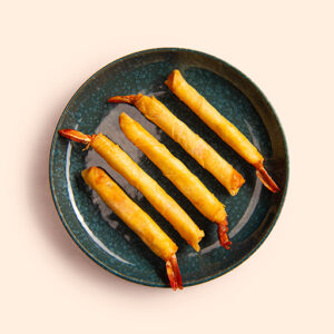 13.ROLLITOS JAPONÉS DE GAMBAS