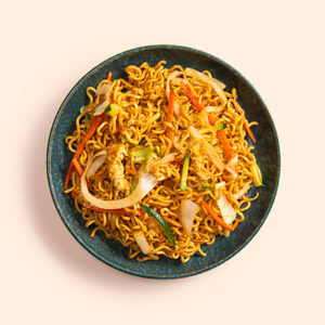 190. YAKISOBA VERDURAS Y HUEVOS